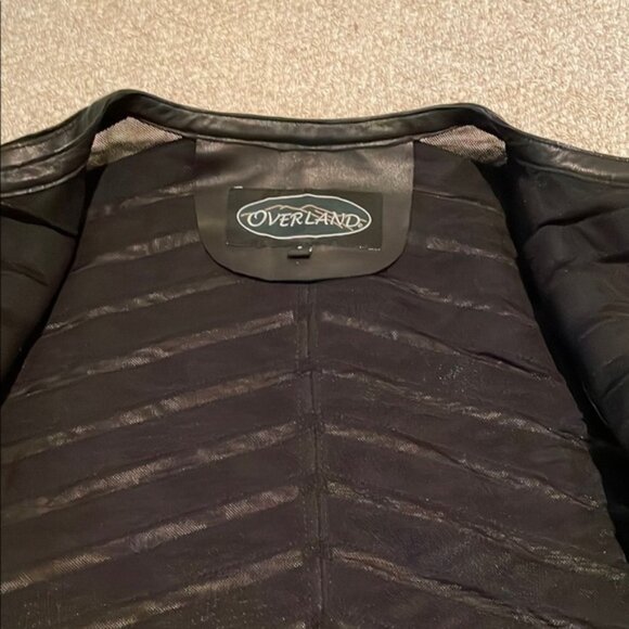Overland Black Lamb Skin Jacket, S, excellent condition, cropped - Picture 4 of 9